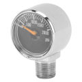 CO2 Pressure Gauge 1/8NPT Clear Dial CO2 Keg Pressure Gauge for CO2 Cylinder. 