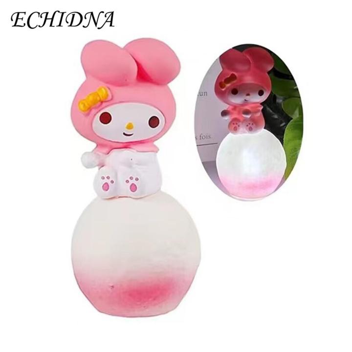Cute Doll Decor Adorable Cartoon Anime Figure Night Light for Home Decor Glowing Doll Ornament Exquisite Design Perfect for Enamel Night Light