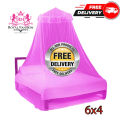 Mosquito Net - Double Bed 6x4 size - Square Framed. 