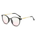 Prescription Light Blush Glasses Trendy Blush Tinted Super Light Anti-blue Light Glasses Fashionable Anti-glare Makeup-free Glasses for Daily Wear Office Use Screen  Gaming Students. 