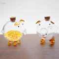 Transparent Piggy Bank Saving Box Home Ornament Banknote Case Storage Bottle for. 