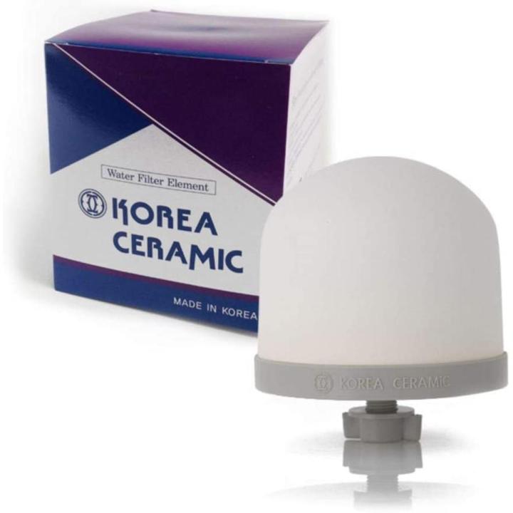 KCI Dome Filter Replacement Ceramic Dome Water Filter 0.2 to 0.5 Korea Ceramic Water Filtration, Traps all Impurities (Package and Color Very)