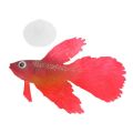 Silicone Fish Artificial Floating Fake Fish For Aquarium Decorations. 