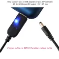 QC3.0 USB to 3.5/4.4/5.5mm 12V 1.5A Step-up Converter Power Supply Cable for WiFi Router Speaker Camera LED Lamp Fan. 