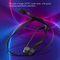 PCI-E 6 Pin to 2 Ports 6+2 Pin Power Supply Cable 6Pin to 8Pin. 