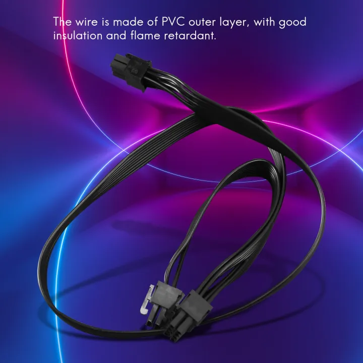PCI-E%206%20Pin%20to%202%20Ports%206+2%20Pin%20Power%20Supply%20Cable%206Pin%20to%208Pin%20-%20Image%205