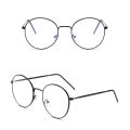 Vintage Retro Round Metal Spectacles Frame Women Men Anti Blue Light Ray Blocking Eye Computer Glasses Frames Clear Lens Eyewear. 