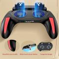 H10 Gaming Accessories Handheld Grip Game Controller Joystick Gamepad For Pubg Trigger Dual Cooling Fan Game Cooler For Phone. 