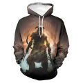 The Elder Scrolls Skyrim Printed Hoodies For Men/Women Vintage Sweatshirt Spring And Autumn Hooded Long Sleeve Jacket Pullover. 