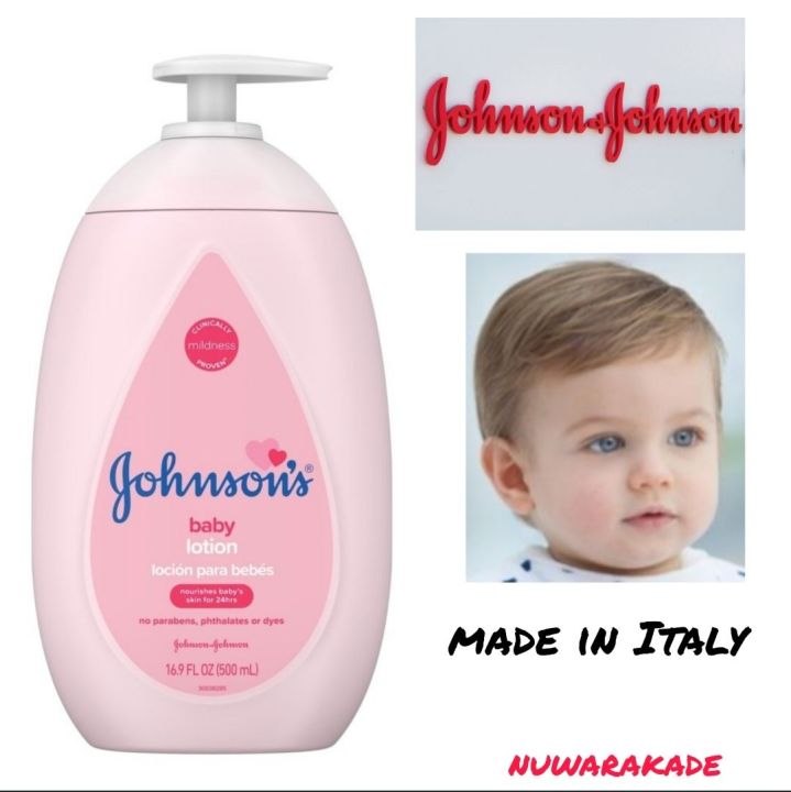 JOHNSON's BABY Crema Liquida (Jbcl) CREAM Lotion Made In ITALY 500ml