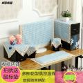 Cotton Linen LCD Computer Dust Cover Monitor Cover Towel Desktop All-in-One Computer Cover Cover Cloth 27 Inch Dust Cover. 