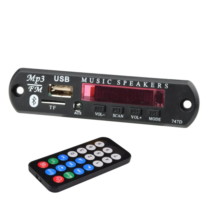 9V%2012V%20BT%205.0%20MP3%20Decoder%20Board%20USB%20AUX%20TF%20FM%20Radio%20Lossless%20MP3/WMA/WAV%20Decoder%20Board%20Module%20Colors%20Screen%20Display%20-%20Image%202