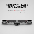 Cold Shoe Mount Bracket Dual Hot Shoe Extension Bar Plate Adapter. 