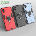 Lenuo Phone Case for Samsung Galaxy A04 Silicone PC Metal Ring Holder Cover. 