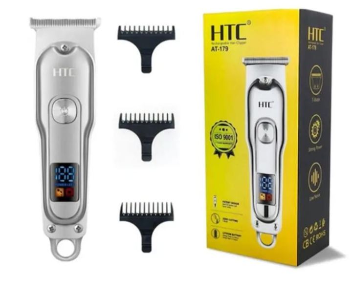 HTC AT-179 Trimmer Shaver Rechargeable Hair Clipper Hair Trimmer | Daraz.lk