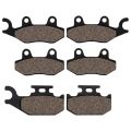 Cyleto Motorcycle Front and Rear Brake Pads Yamaha YFM 700R Raptor YFM 700 2006-2015 YXR450 YXR 660 2004-2009. 