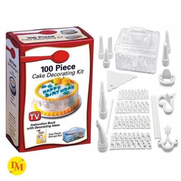 100 Piece Cake Decorating Kit 100 Pcs Cake Decorating Set