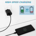 Samsung 25W Fast Charging Adapter + USB Type C to Type C Cable. 