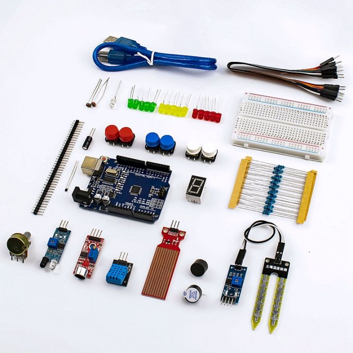 LKPCIGCXM%20Suitable%20for%20Arduino%20Uno%20R3%20DIY%20Kit%20Capacitor/Bridge/Breadboard%20Starter%20Kit%20-%20Image%203