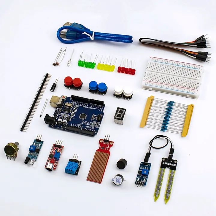 LKPCIGCXM%20Suitable%20for%20Arduino%20Uno%20R3%20DIY%20Kit%20Capacitor/Bridge/Breadboard%20Starter%20Kit%20-%20Image%203