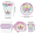 Unicorn Birthday Party Decorations Kids Banner Unicorn Disposable Tableware Set Balloon Baby Shower Girl Birthday Party Supplies. 