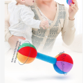 2PCS Grasp Training Dumbbell 0-1 Year Old Baby Auditory Perception. 