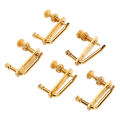 5PCS Violin Fine Tuner Golden Metal Glossy Violin Fine Tuning Access FB9. 