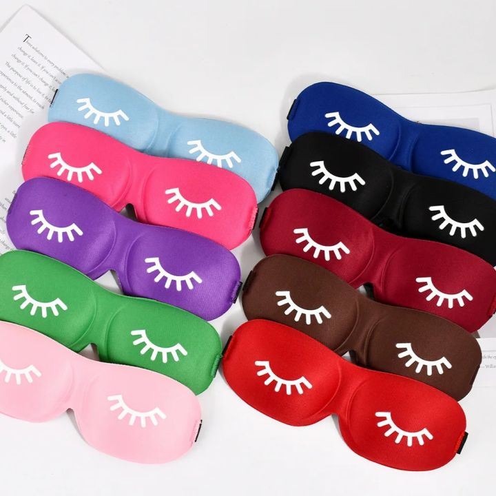 Sleep Eye Mask 3D Sleeping Mask Beauty Eyelash Sleeping Eye Mask Eyeshade Sleep Aid Travel Outdoor Home Eyes Rest Relax Eye cover Health Care