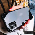 Casinglee For OPPO F21 Pro case Glass silicon Full Protection Tempered Glass Back cover Casing hp for OPPO Reno7 4G Phone cases. 