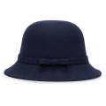 Elegant Winter Vintage Wool Hat Ladies Bowknot Winter Hat Bucket. 