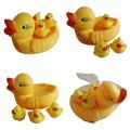 FAMILY DUCK(L)| Infinity needs| 4 Pcs Cute Rubber Duck Family Set for Baby Shower Squeak Fun Baby Floating Yellow Rubber Bath Duck Toys Fun Decoration Items. 
