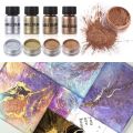 Handmade UV Resin Shimmer Gold&Silver Powder Jewelry Making Accessories Resin Dye Colorant Pearl Pigment Resin Filler. 