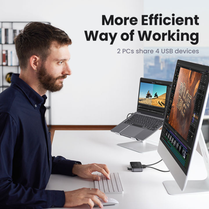 UGREEN%20USB%203.0%20Switch%202%20Computers%20Sharing%20USB%20C%20&%20A%20Devices,%204%20Port%20USB%20Switcher%20Shareing%20Keyboard%20and%20Mouse,%20Printer/Scanner%20USB%20Switch%20Hub%20for%20Two%20Computers%20with%202%20USB3.0%20Cables%20and%20Remote%20-%20Image%208