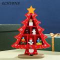 ECHIDNA Christmas Decoration Stunning Visual Effect Xmas Holiday Party Wooden Desktop Xmas Tree. 