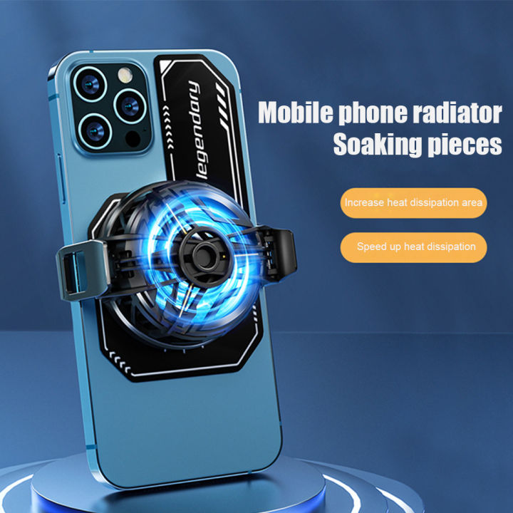 [Cooling Fan Excluded] Cell Phone Cooler Plate Radiator Magnetic Radiating Sticker for Game Cooling Fans Heat Sink For IPhone/Samsung/Xiaomi