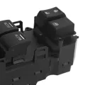 Master Power Window Switch Sturdy 35750 TL2 A12 Plastic Comfortable Touch Scratch Resistant Front Driver Side Window Switch for Pilot EX. 