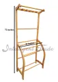 Heavy Wooden Clothes Hanger Rack Towel Rack. 