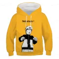 The Latest Autumn and Winter 3D Printing Boy Naruto Fashion Hoodie Clothing Youth Uchibo Sasuke Clothing Children's Clothing. 