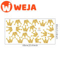 【WEJA】Crown Wall Stickers Vinyl Decorative Wall Decor Kids Room Wallpaper Wedding Decoration Adhesive Sticker For Furniture Home Decal. 