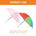 2 Pcs Sombrillas De Para Mini House Accessories Small Umbrella Beach Umbrella Metal Parasol Child. 