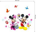 Mickey Mouse Cartoon Animals Theme Kids Wall Art Decal Sticker Decoration for Living Room Nursery Baby Girl Boy Kid Children's Room Bedroom Decoration. 