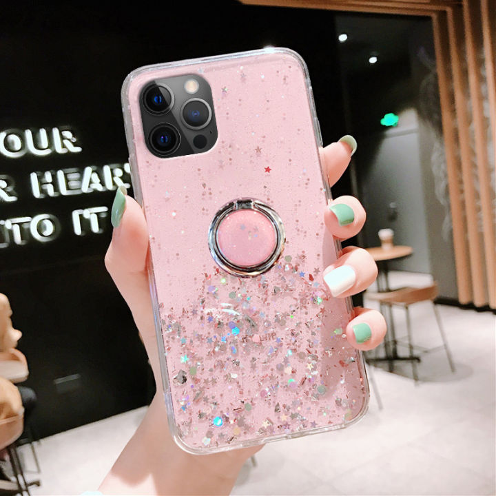 Casinglee%20for%20iPhone%2013%20Pro%20Max%20case%20Shiny%20Ring%20Glitter%20Soft%20Transparent%20Holder%20Stand%20Back%20cover%20with%20String%20for%20Apple%20iPhone%2013%20Pro%20Max%20cases%20cover%20Stars%20Moon%20Girls%20-%20Image%207