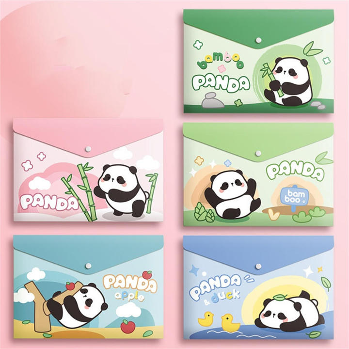 A4 Size Cartoon Folder Colorful File Bag Waterproof Cute Test Paper Bag ...