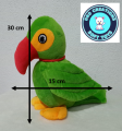 Soft Toy - Parrot - Green - Cute & Adorable Plushies. 