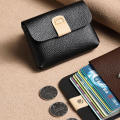 Portable Coin purse Stylish PU leather Retro Wallet Earphone pouch Small Card bag for Travel Daily use Organization Gift Students. 