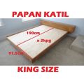 PAPAN KATIL QUEEN / KING size Plywood Bed Frame. 