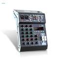 Audio Mixer Sound Board Console for Stereo DJ Conference Home System. 