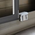 【ALLGOOD】1x1/5Pcs Window Sliding Lock Buckle Screen Window Aluminum Alloy Buckle Fixed Limiter Doors Windows Child Safety. 