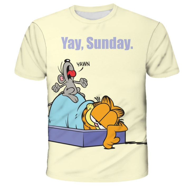 The%20Garfield%20Show%20Anime%20figures%20Kids%20Cute%20Cartoon%20T-shirts%20for%20Boys%203D%20Printed%20T-shirt%20Clothes%20Fandom%20for%20Summer%20Casual%20Clothing%20-%20Image%207