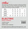 1 pc Alice Electric Bass Guitar single String G/D/A/E/B - A606 Medium 0.045/ 0.065/ 0.085/ 0.105/ 0.130 inch/ 1.14mm Nickel Alloy Winding Strings with Nickel-Plated Ball-End for Electric Basses. 